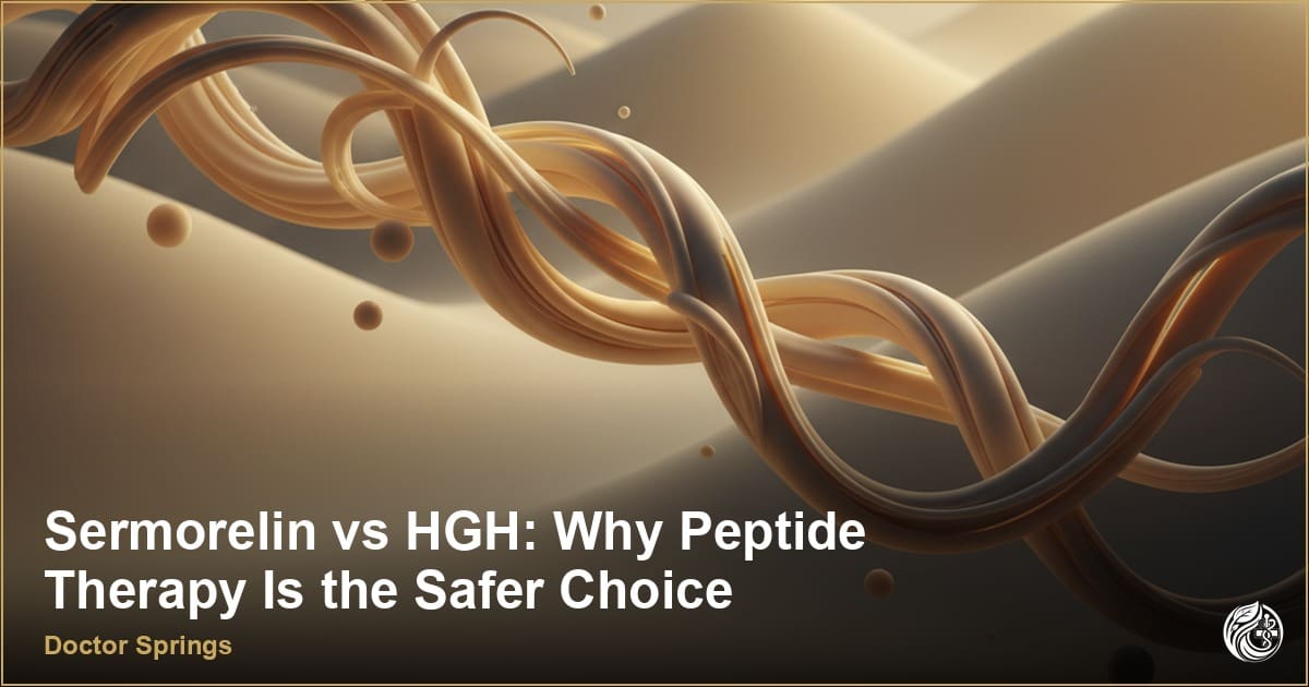 Sermorelin vs HGH: Why Peptide Therapy Is the Safer Choice