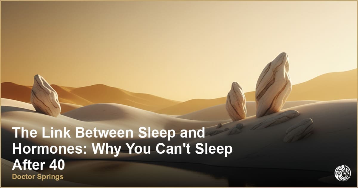 The Link Between Sleep and Hormones: Why You Can’t Sleep After 40