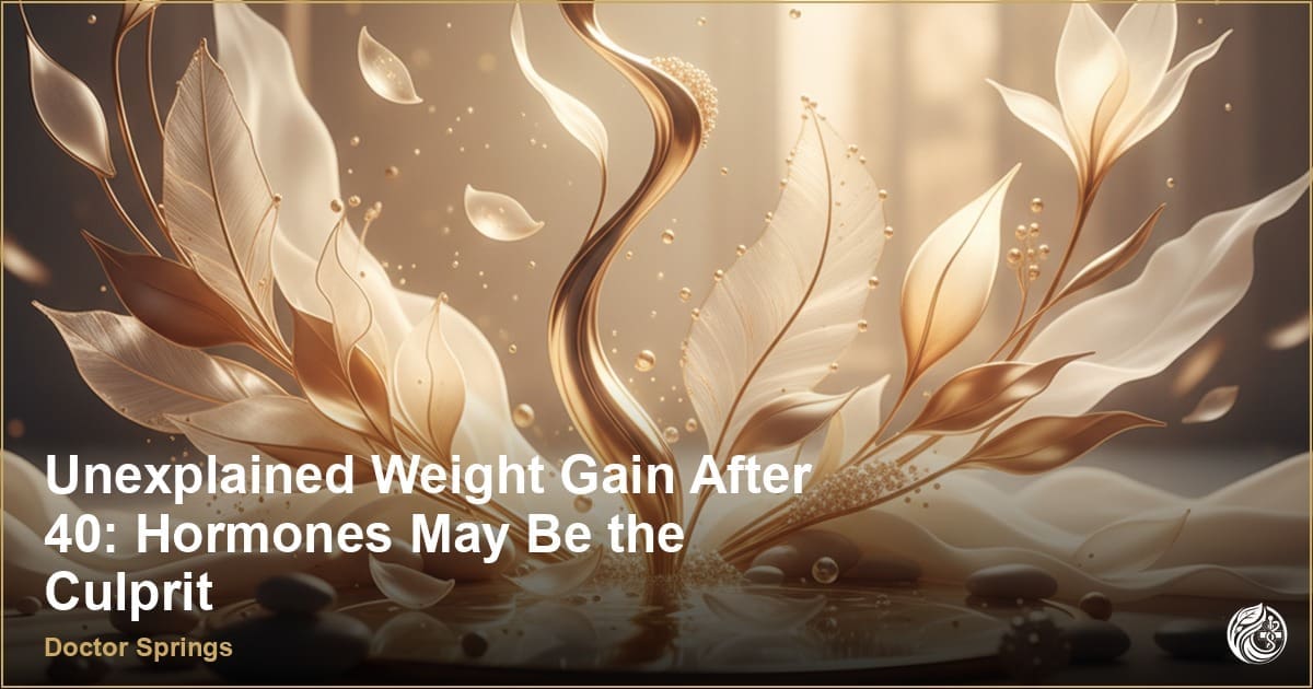Unexplained Weight Gain After 40: Hormones May Be the Culprit